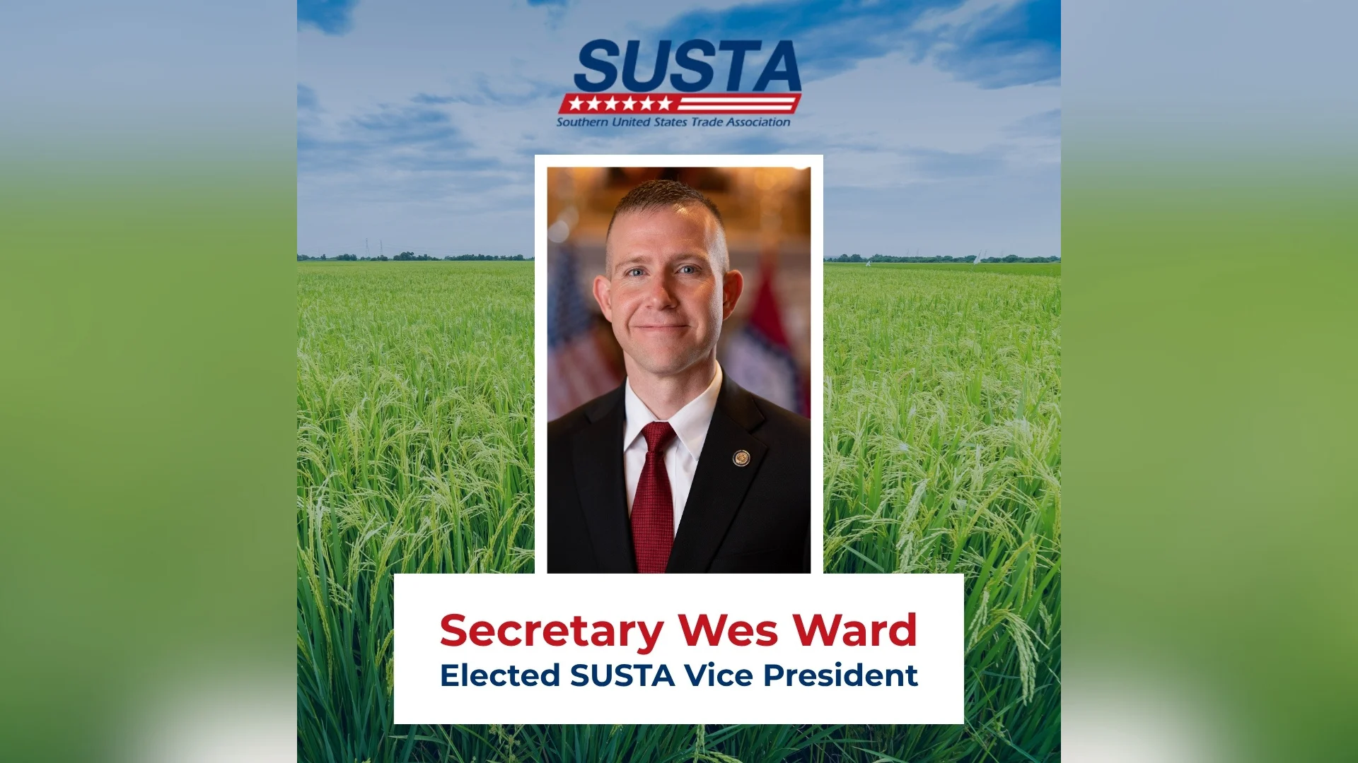 Arkansas agriculture secretary elected as SUSTA vice president