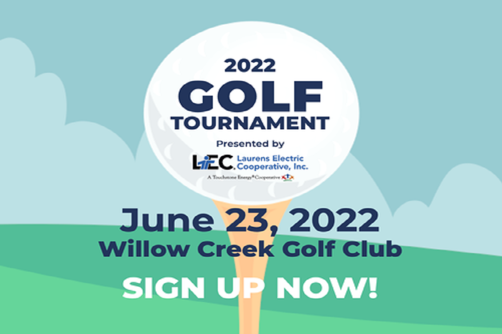 Annual Golf Tournament Presented by Laurens Electric Cooperative