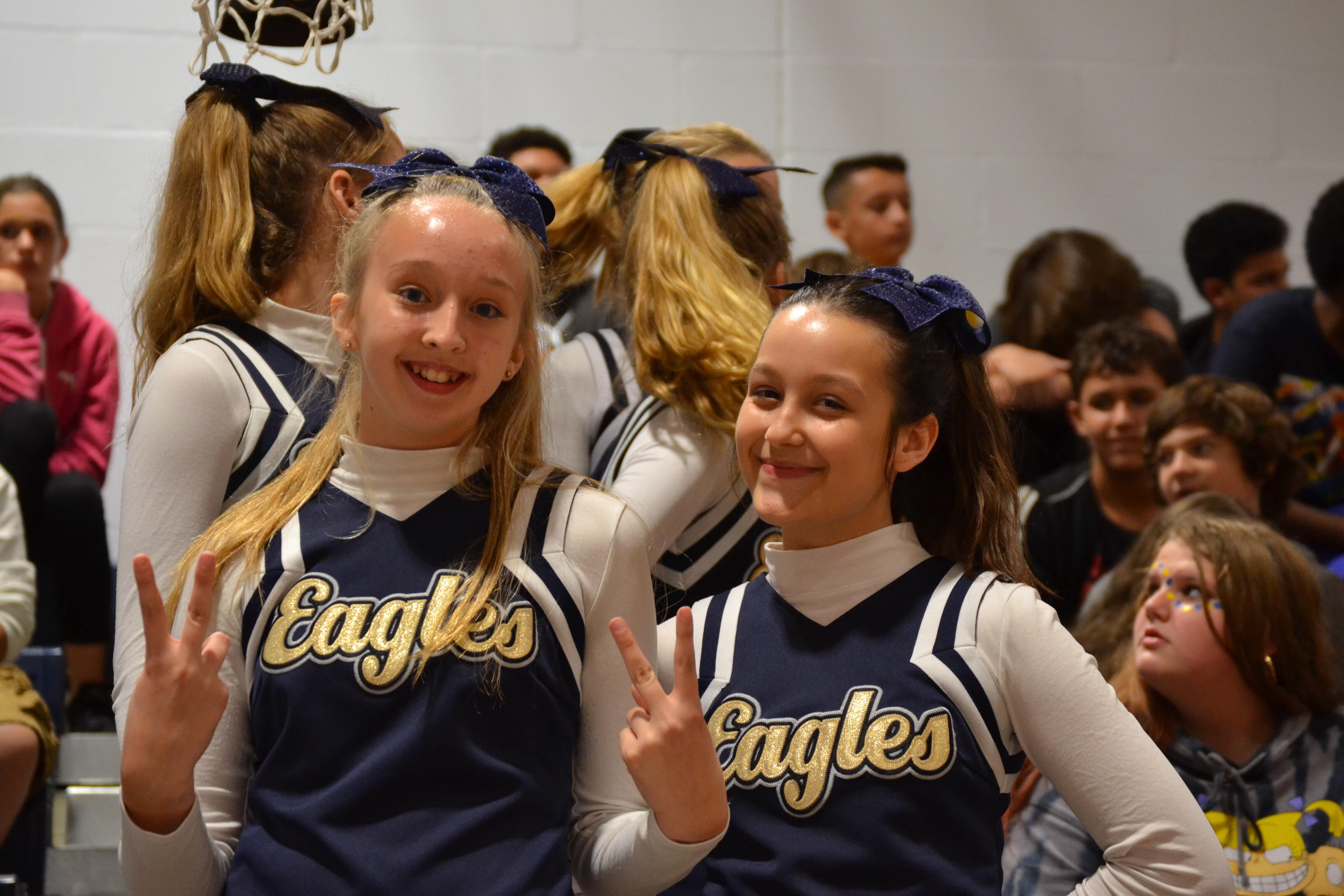 Check out our spirit club attending the high school pep rally today