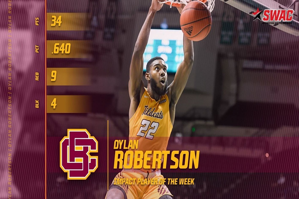 Dylan Robertson Named SWAC Impact Player of the Week
