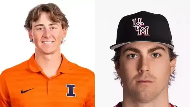 Which former Columbia News area high school standouts will be in action on Sunday, April 6?