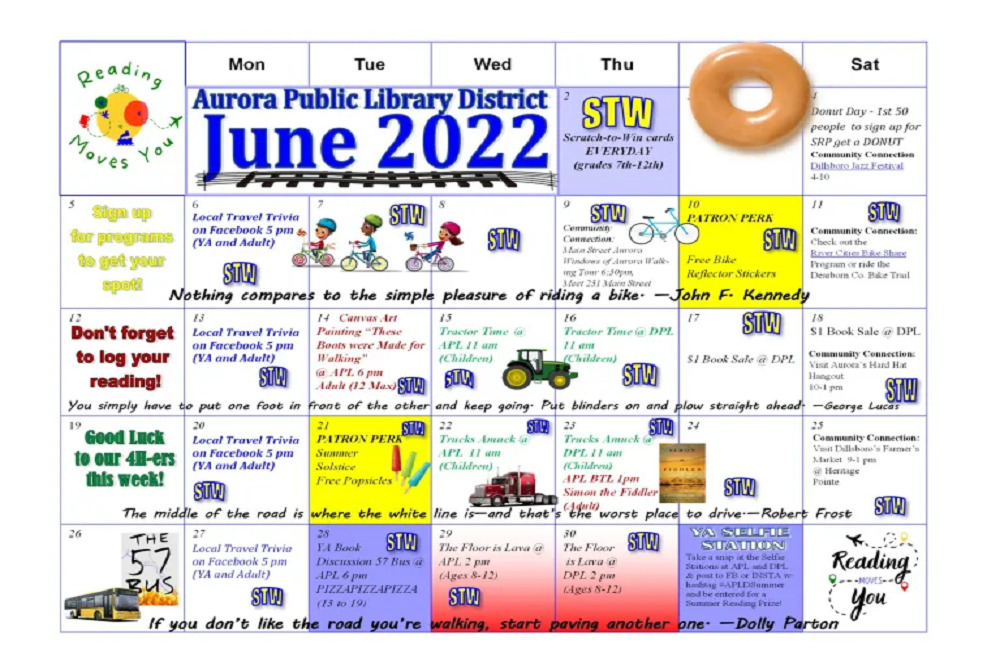 Reading Moves You Summer Reading Program