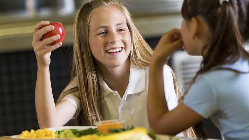 Partnership unveils renovated food access space at College Park school