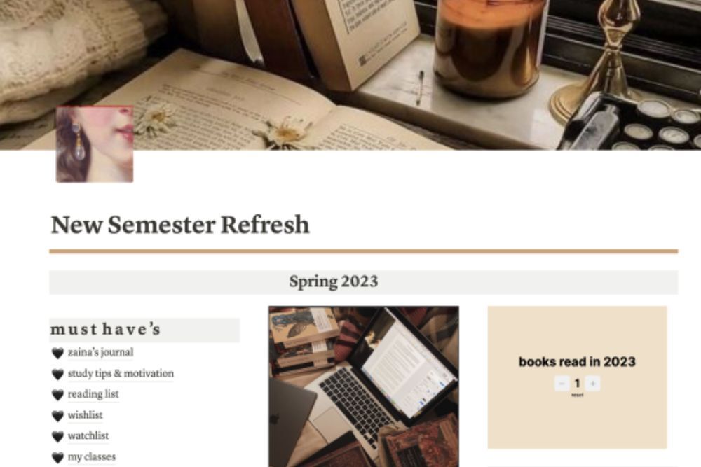 Refreshing for the new semester Refreshing for the new semester