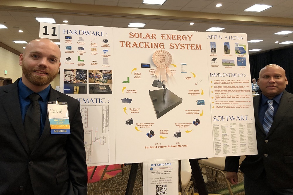 DEVRY UNIVERSITY: DeVry University Alumni Receive People’s Choice Award at Global Tech Conference for their Solar Energy Tracking System