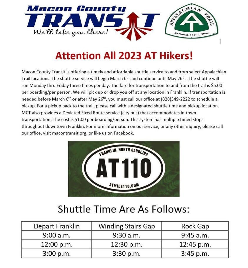 TOWN OF FRANKLIN: All 2023 Hikers