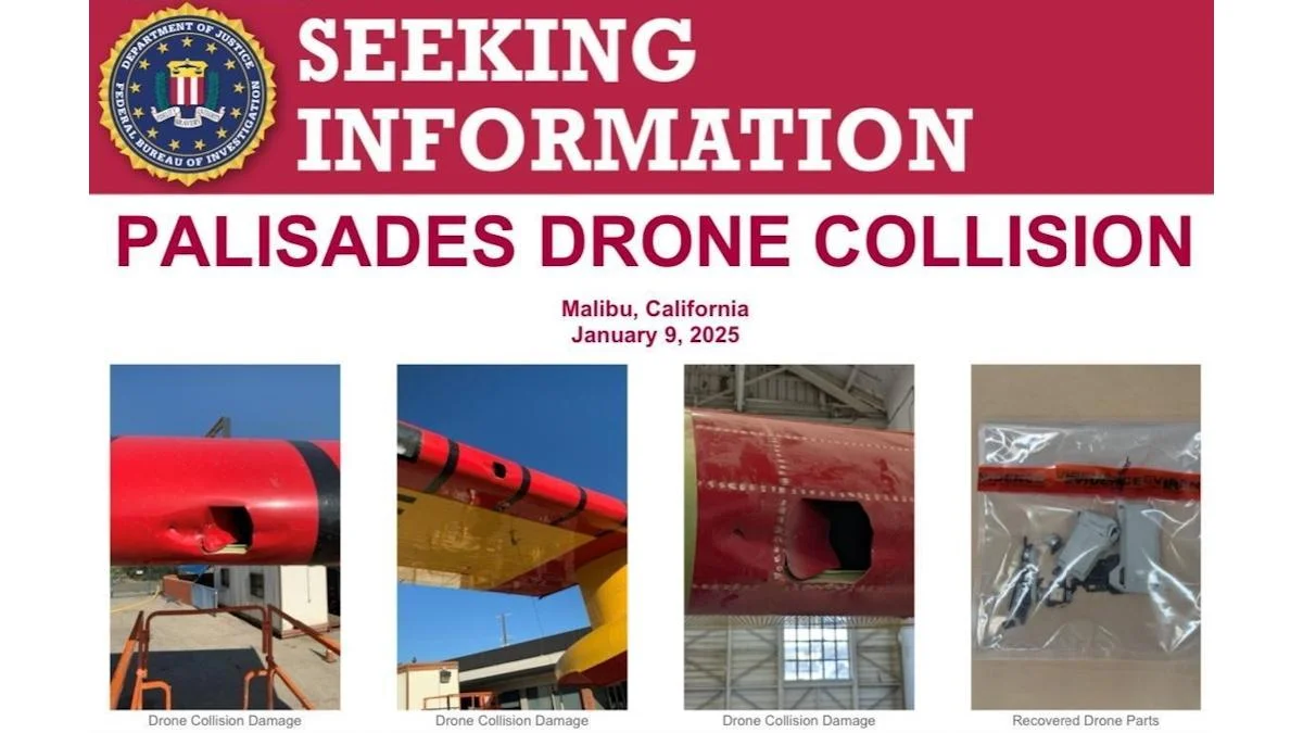 FBI investigating drone crash that grounded ‘super scooper’ airplane during Palisades Fire