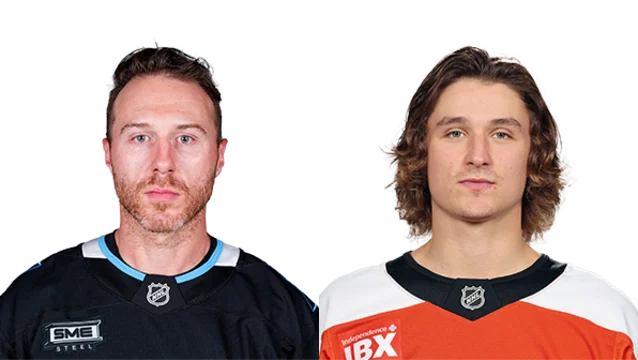 Ian Cole and Trevor Zegras