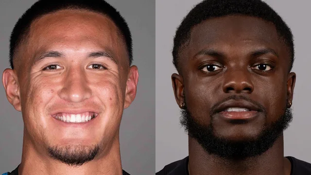 Clark Phillips III and Tetairoa McMillan