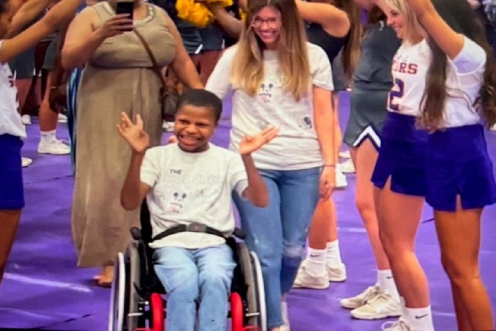 A special day at Daphne High School for one lucky student
