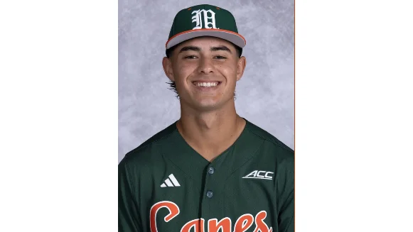 Former Belen Jesuit Prep School standout Brandon DeGoti played on Friday, June 6 in hopes of reaching the NCAA Division I Baseball Championship