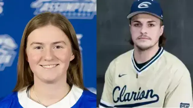 Which former North Country Leader area high school standouts will be in action on Saturday, April 19?