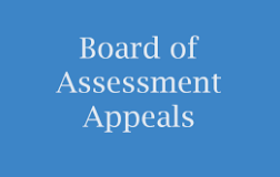 Board of Assessment Appeals Notification