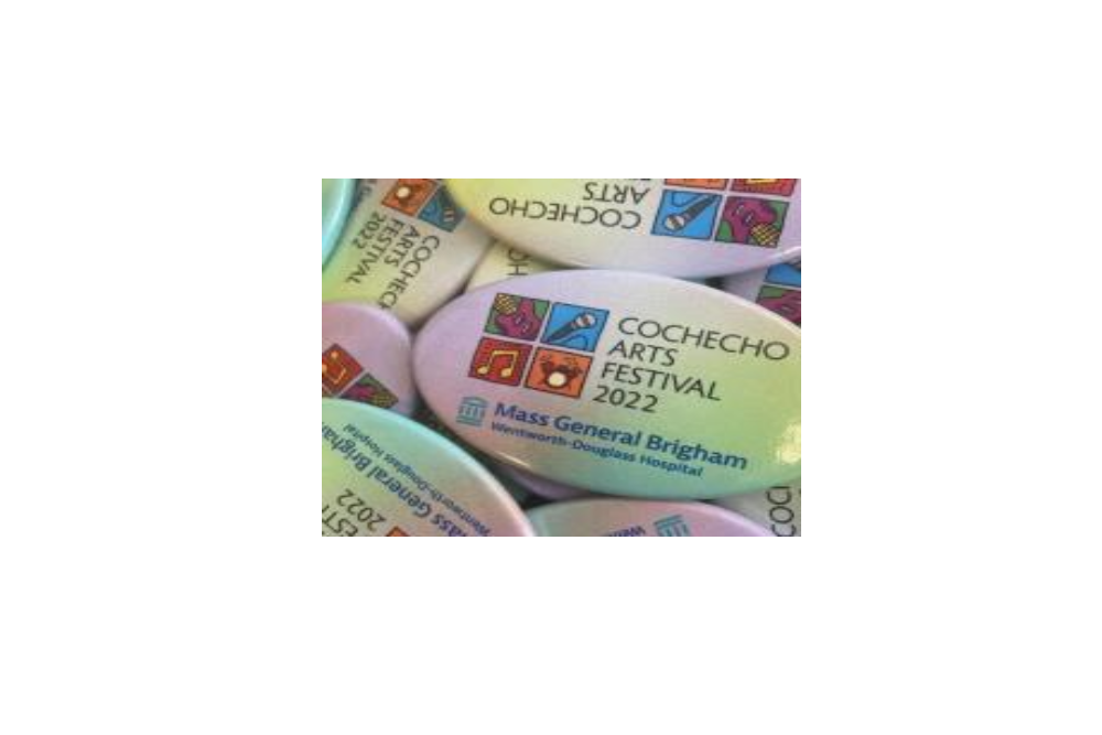 2022 Cochecho Arts Festival buttons are available!