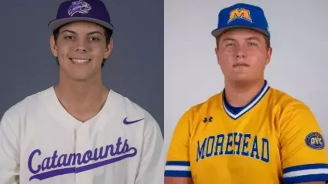 Which former Yadkin Valley News area high school standouts will be in action on Tuesday, April 15?