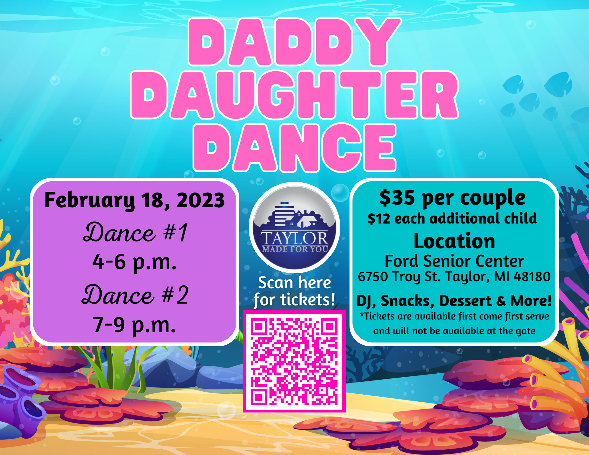 Daddy Daughter, Mother Son dance tickets available online now