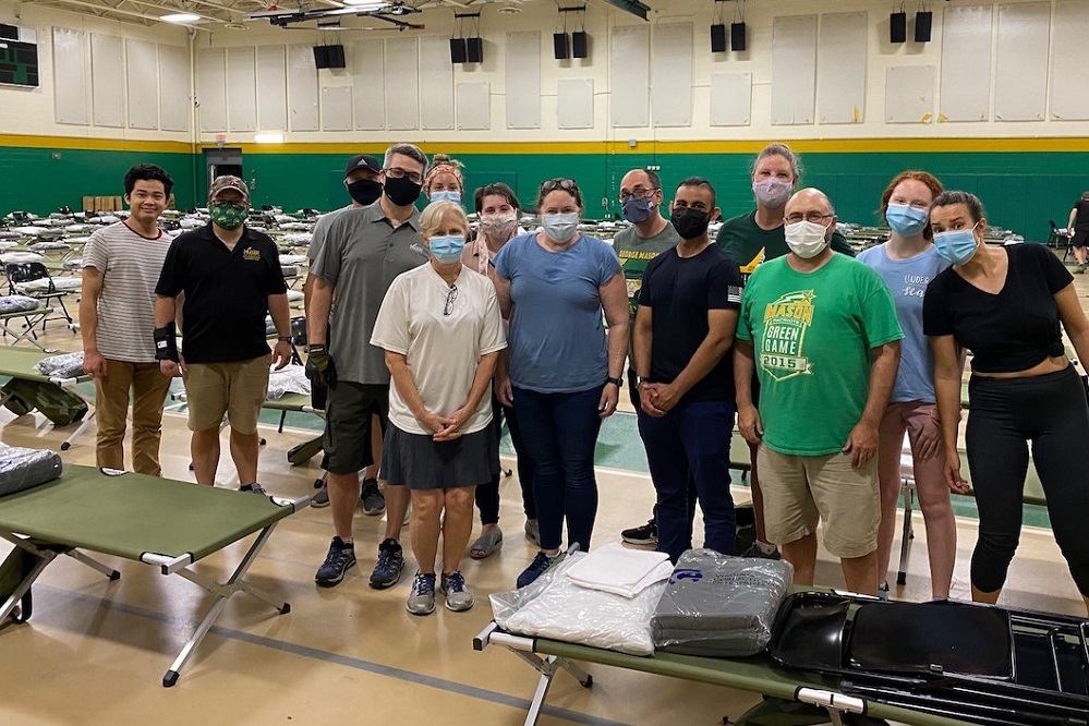 Mason volunteers give time, expertise to help Afghan refugees