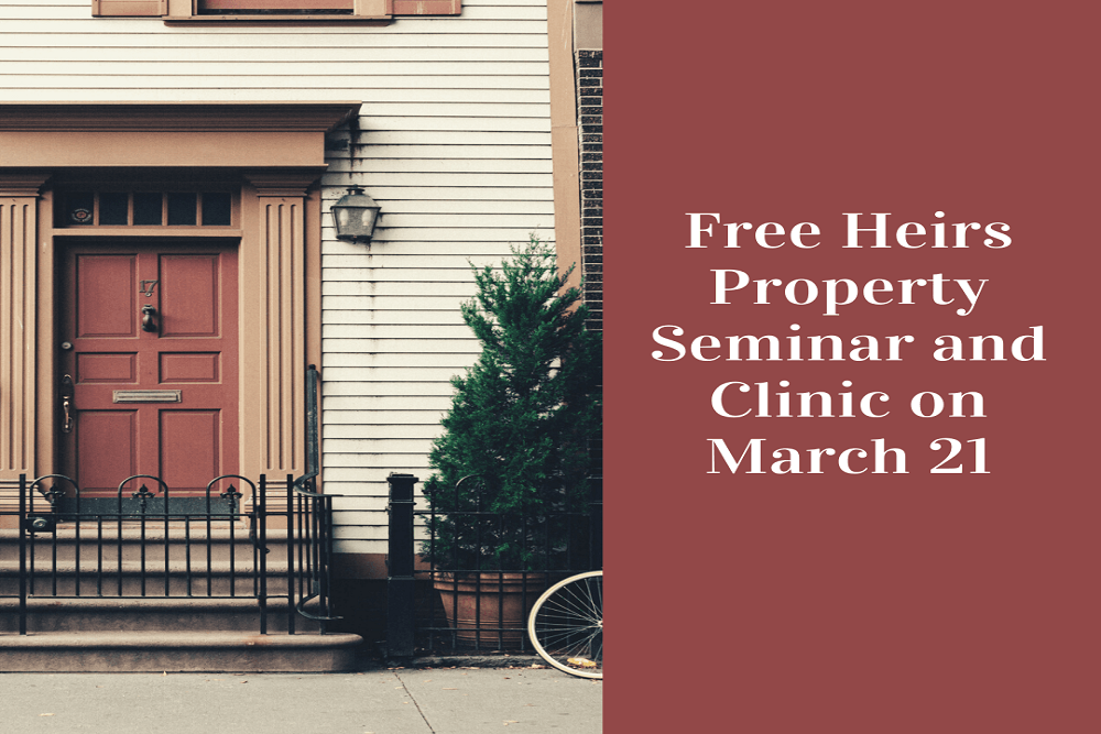 Georgetown County: Free seminar offered on Heirs Property