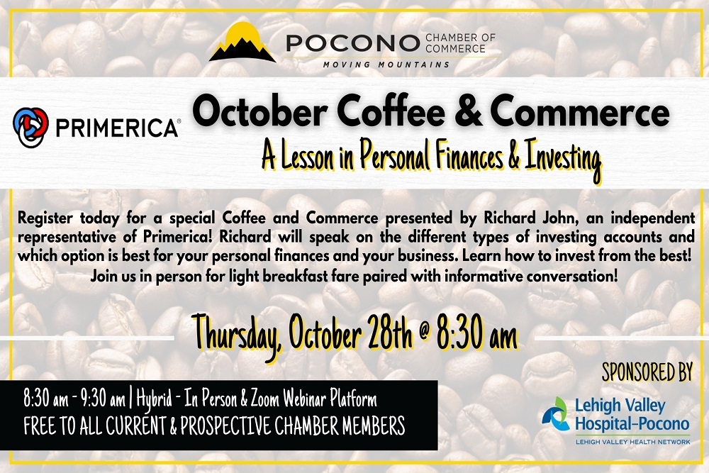 Coffee & Commerce Virtual Series on October 28