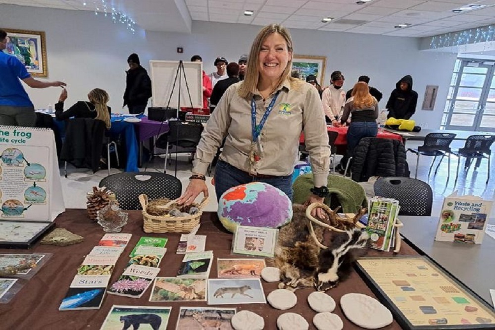 Environmental Center Naturalist Heather Amendolara attended the Essex County Prosecutor’s Office Youth Conference
