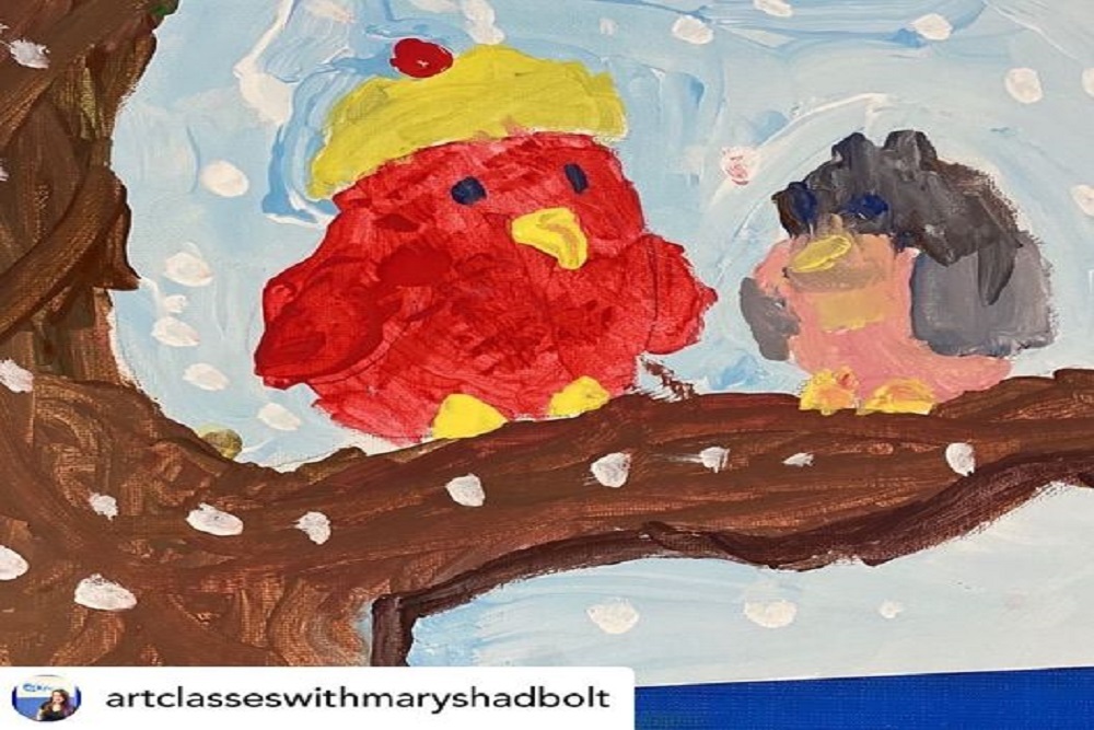 Painting Club ended on a high note yesterday!