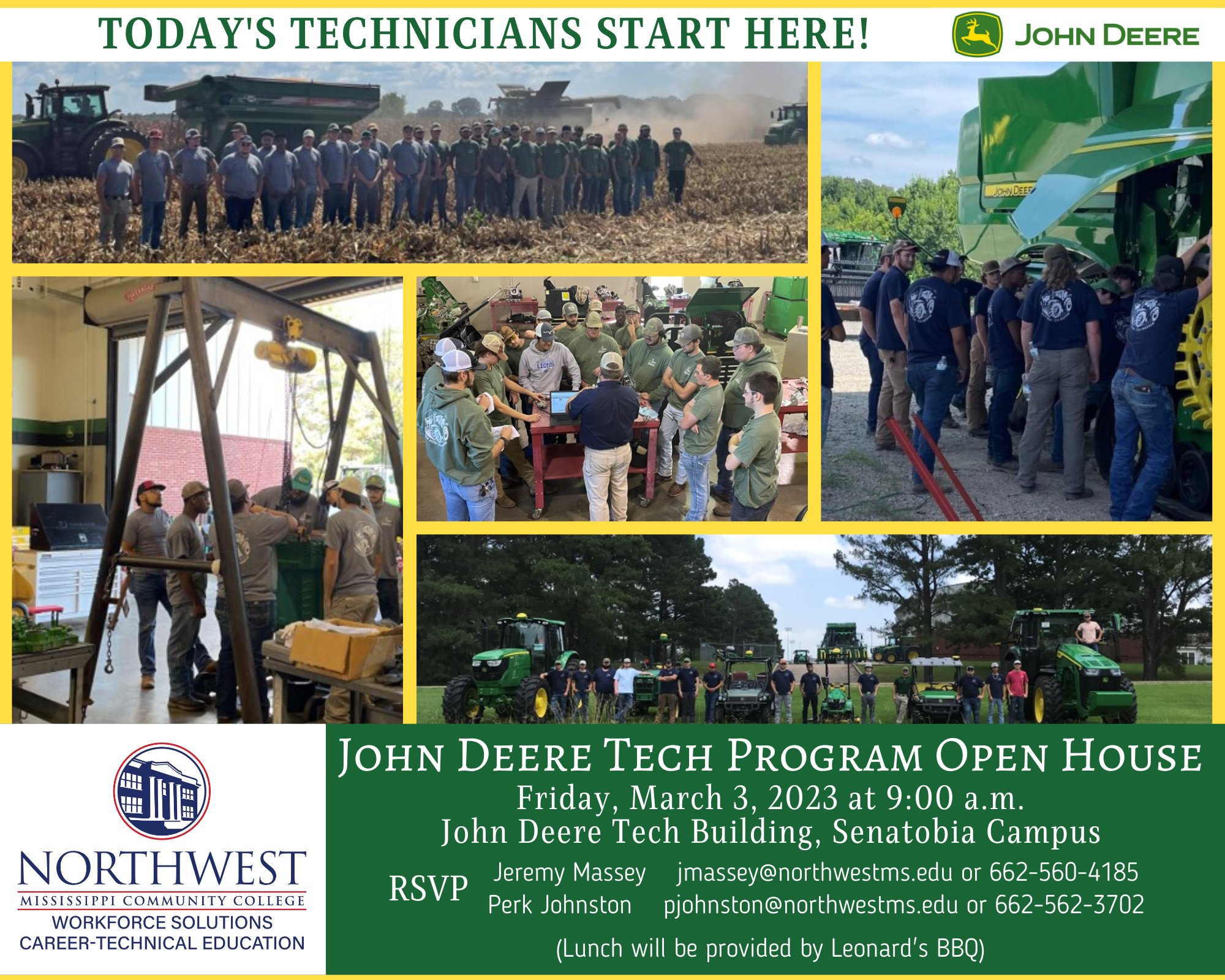 John Deere Agriculture Technology (Ag Tech) program Open House