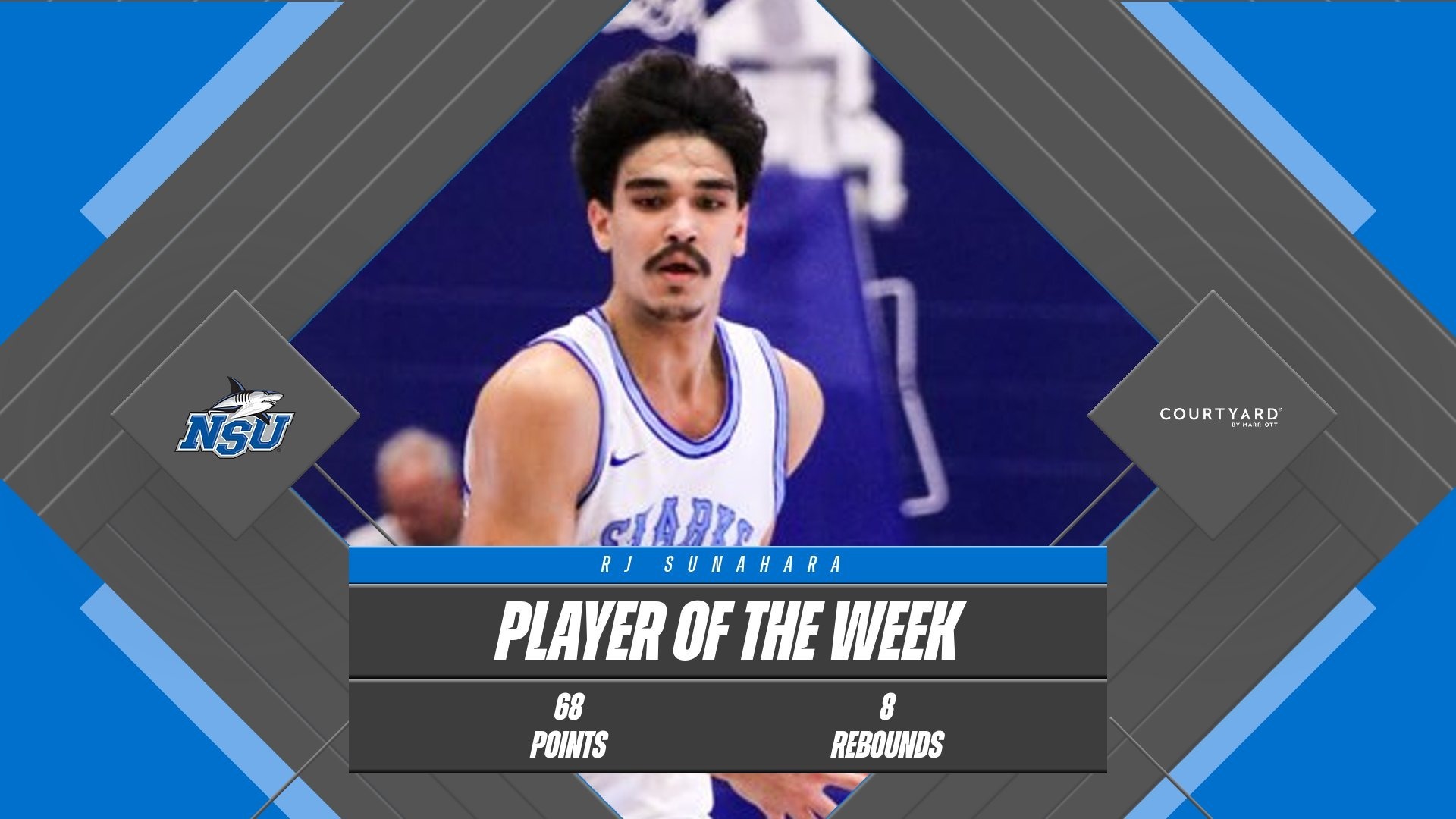 RJ Sunahara Named SSC Player of the Week