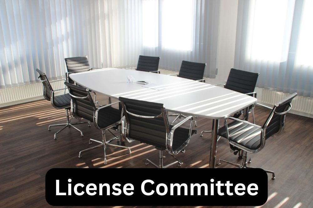 License Committee On December 20 License Committee On December 20
