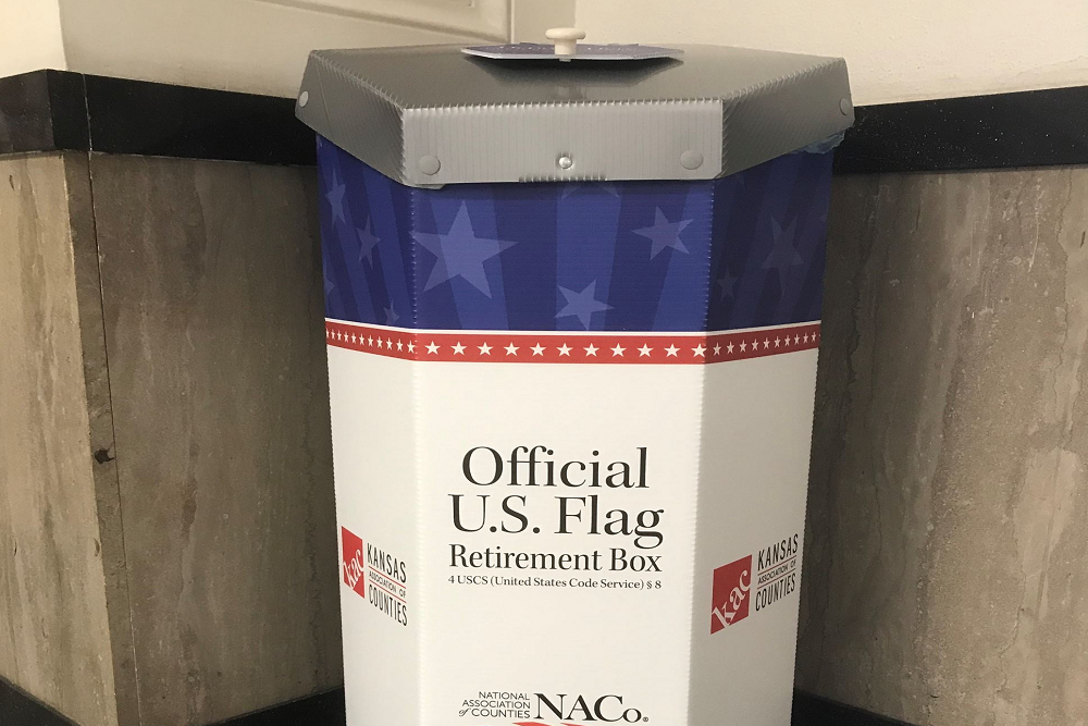 Pawnee County Provides New Option for Proper Disposal of Worn U.S. flags Pawnee County Provides New Option for Proper Disposal of Worn U.S. flags