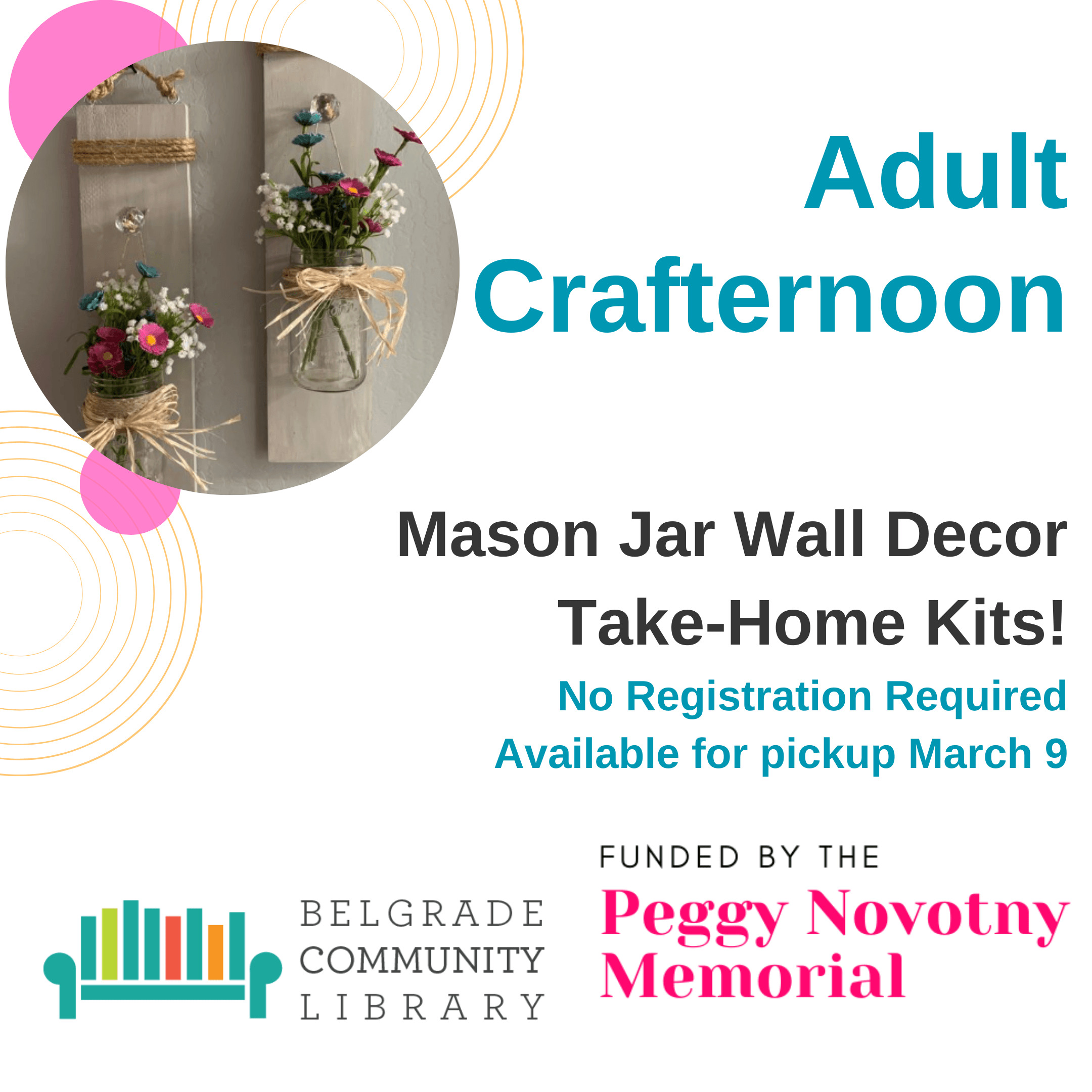 Adult Crafternoon Kit Available