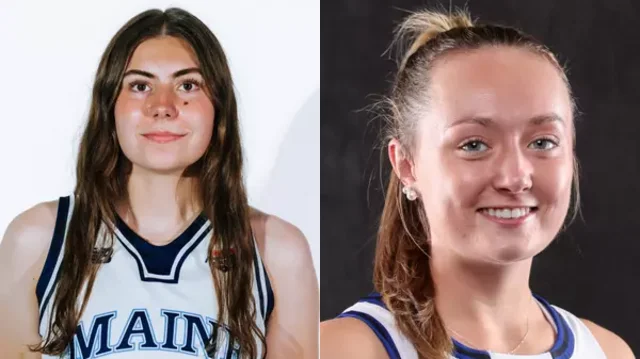 Which former Portland Maine News area high school standouts will be in action on Sunday, Nov. 17?