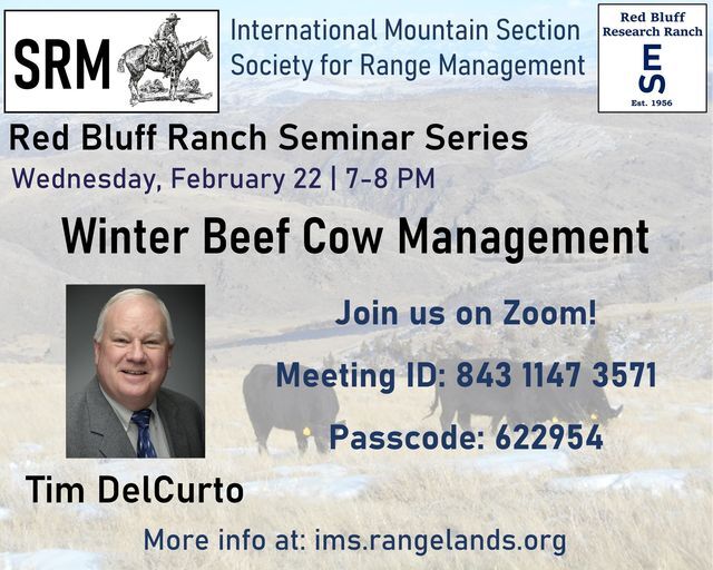 Tim Delcurto Will Present “Winter Beef Cow Management”