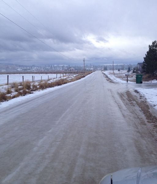 Rain on Snow = Very Icy Conditions