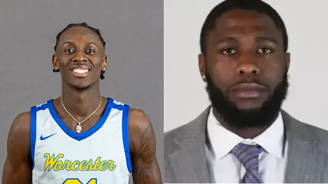 Which former Mid Massachusetts News area high school standouts will be in action on Saturday, Feb. 22?