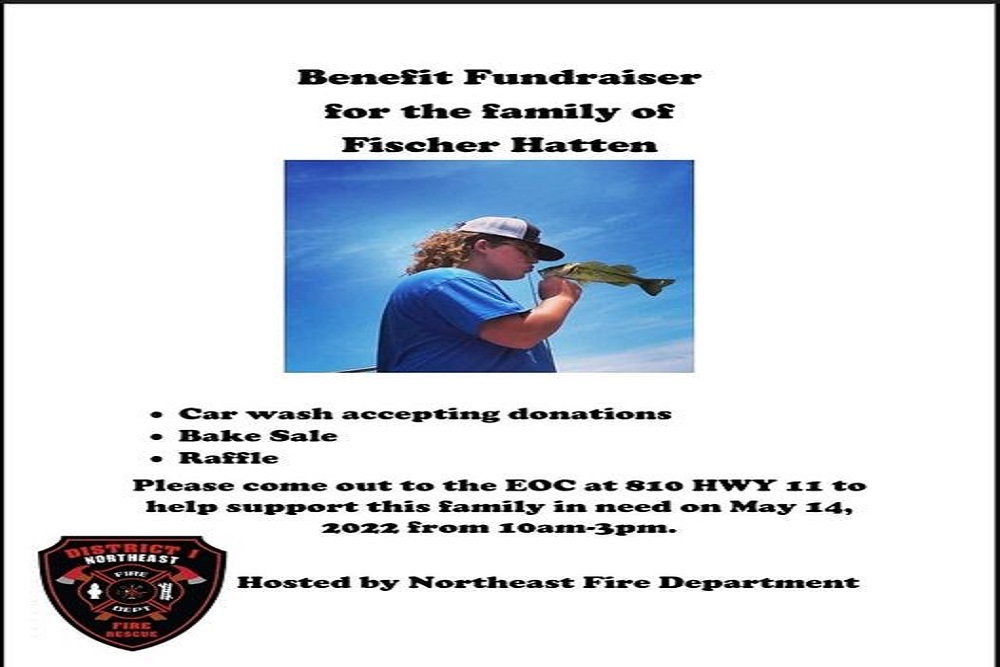 Northeast Fire Will Be Hosting a Benefit Fundraiser for the Hatten Family on May 14, 2022 Northeast Fire Will Be Hosting a Benefit Fundraiser for the Hatten Family on May 14, 2022