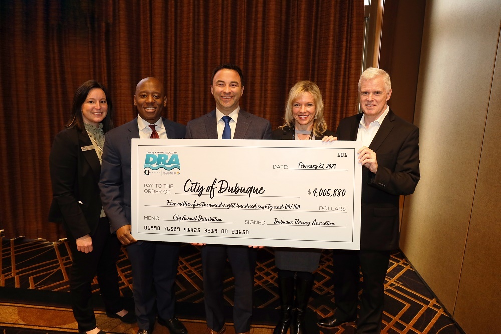 DRA Announces Record Distribution of More Than Million to City of Dubuque DRA Announces Record Distribution of More Than Million to City of Dubuque
