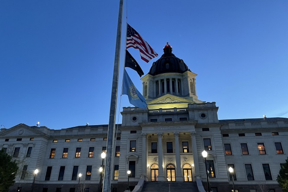Flags at Half-Staff at State Capitol in Honor of Former State Senator John “Joe” Reedy Flags at Half-Staff at State Capitol in Honor of Former State Senator John “Joe” Reedy