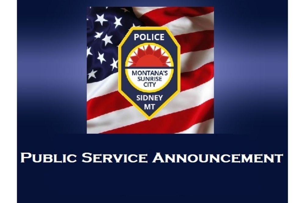 City of Sidney: Public Servant Announcement City of Sidney: Public Servant Announcement