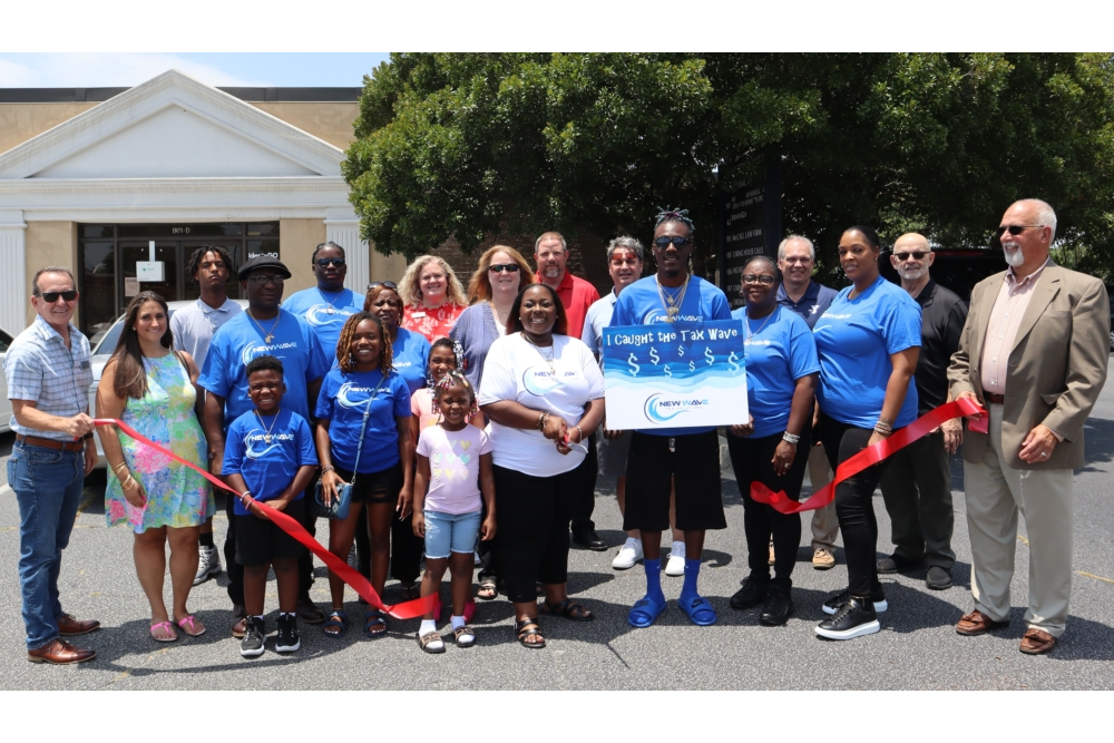 New Wave Tax Solutions Hosts Ribbon Cutting