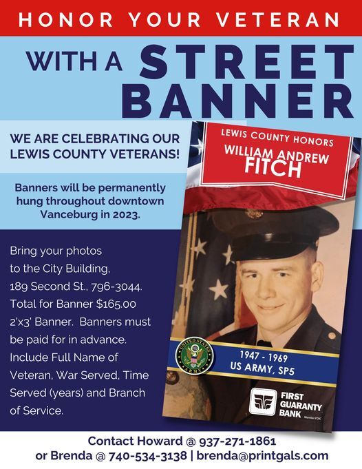 Honor Your Veteran With A Street Banner Honor Your Veteran With A Street Banner
