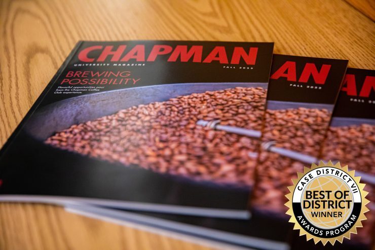 Chapman Magazine Ranked Among the Best in CASE Awards