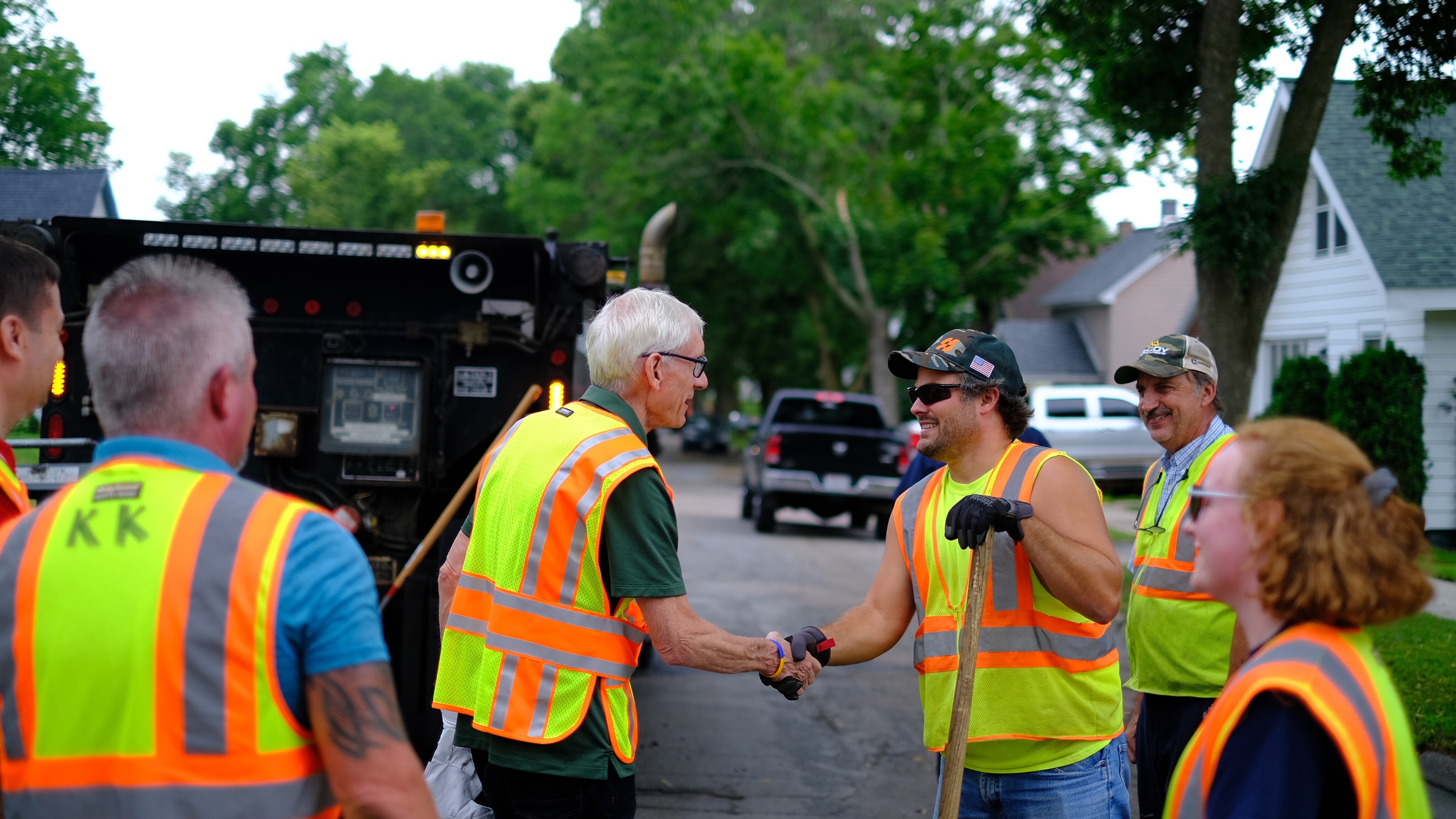 Evers: ‘We’re supporting local rail improvement projects in Wrightstown.’