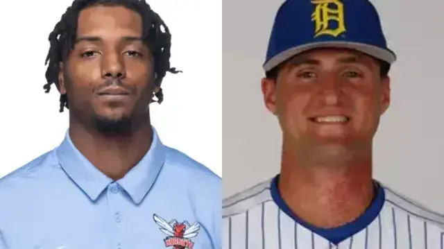 Which former North New Castle News area high school standouts will be in action on Saturday, May 10?