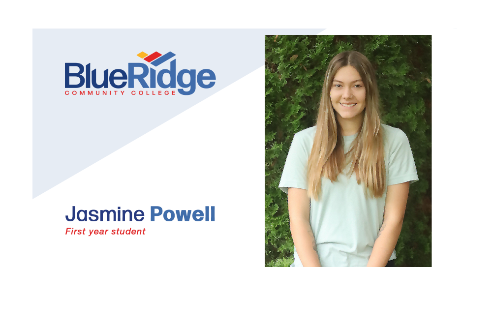 Blue Ridge First-Year Student Jasmine Powell Excited to Continue Classes