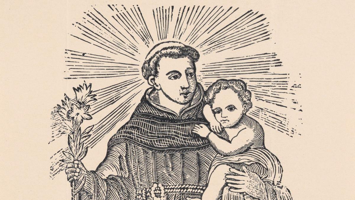 Etching of St. Anthony Etching of St. Anthony
