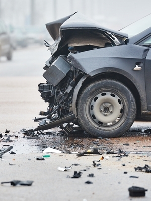 Traffic Collision with Injuries on Gray Highway