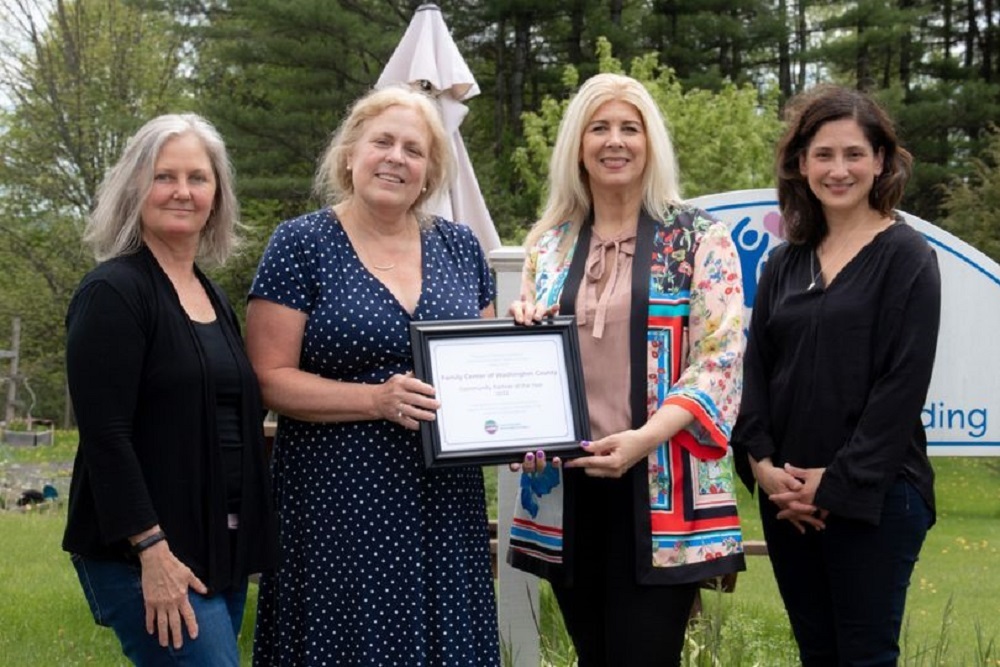 The Family Center is honored to be the recipient of the Central Vermont Home Health and Hospice 2022 Community Partner of the Year Award