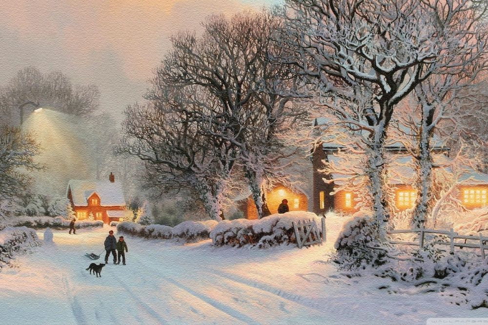 Winter in the Village on December 18