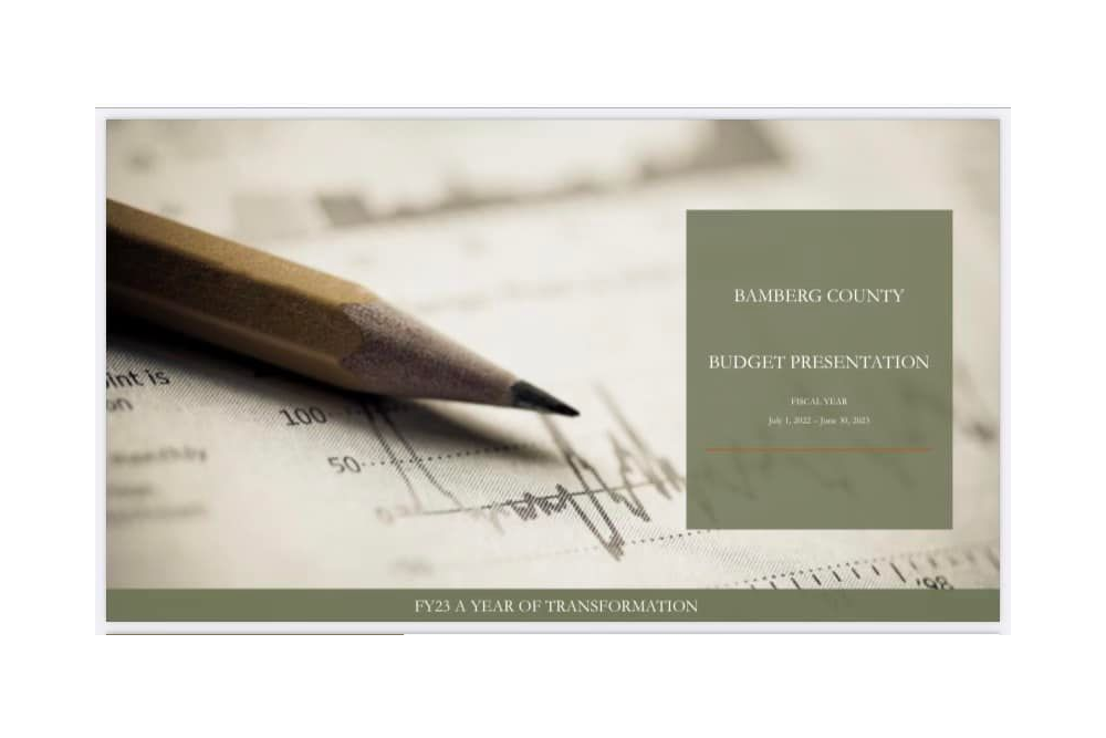 Bamberg County Adopts Fy2023 Budget, Includes Tax Decrease