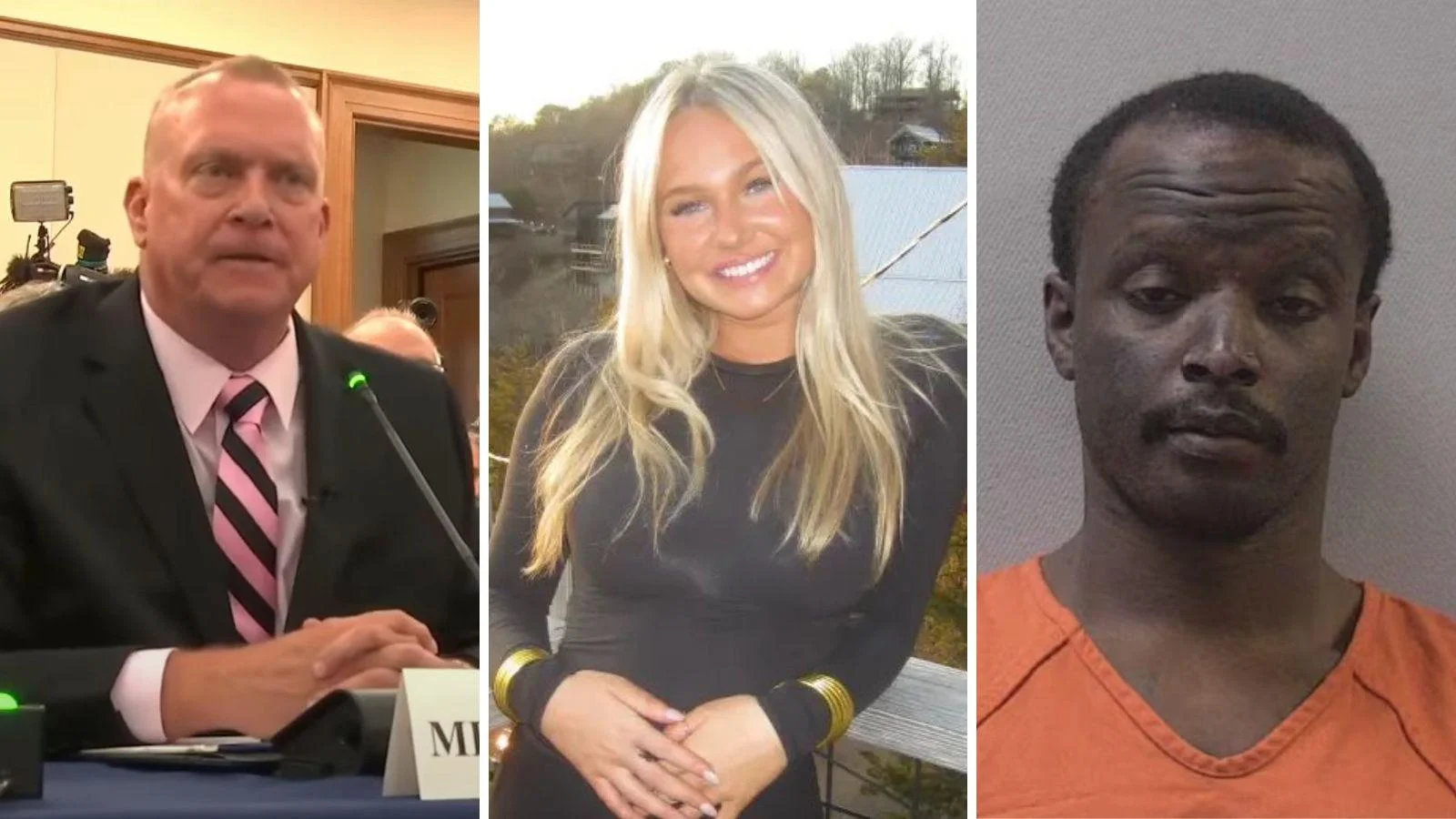 Steve Federico, left, Logan Federico, center, and Alexander Devante Dickey - YouTube/X/Logan County Detention Center